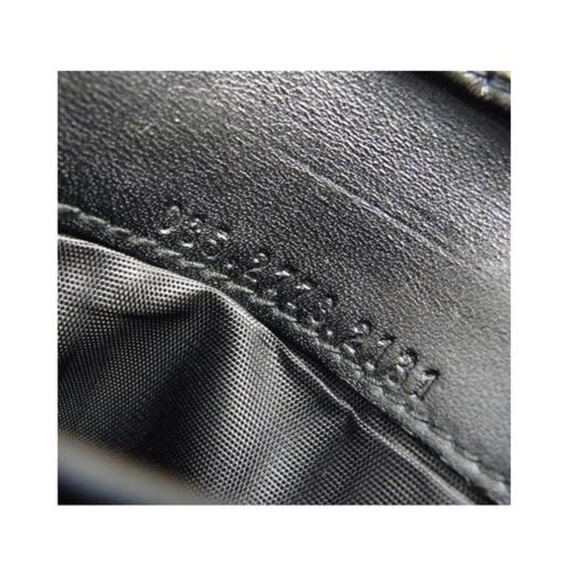 Gucci Black Canvas and Leather Bi-fold 'Jackie O' - Picture 6 of 7